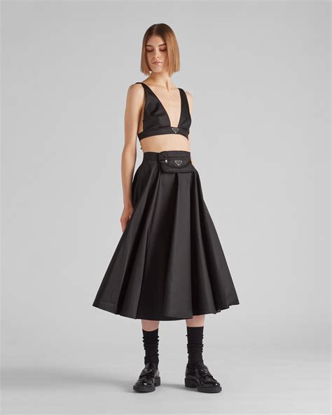 prada skirt 2018|Prada nylon skirt.